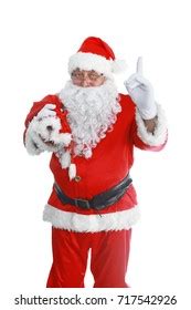 Real Santa Claus Carrying Big Bag Stock Photo Shutterstock