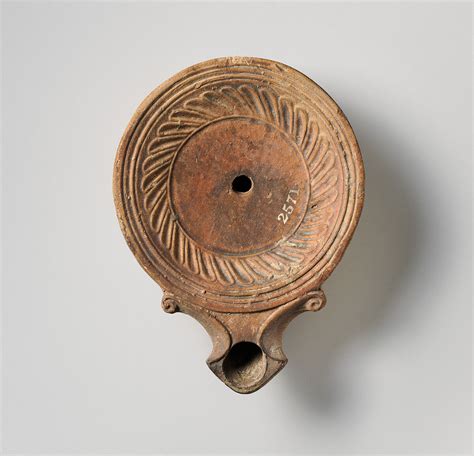 Terracotta Oil Lamp Roman Early Imperial The Metropolitan Museum Of Art