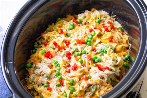 Crock Pot Tuna Casserole Dinner Has Never Been So Easy Mom Foodie