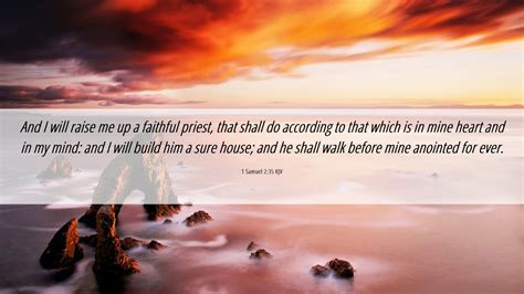 1 Samuel 2:35 KJV Desktop Wallpaper - And I will raise me up a faithful ...