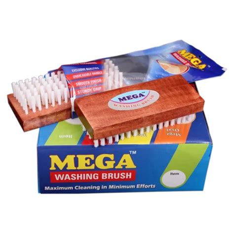 7 Inch PP Mega Cloth Care Washing Brush Wooden At Rs 28 Piece In Agra