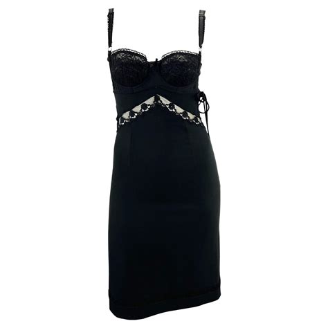 Dolce And Gabbana Silk Corset Bustier Dress W Back Lacing At 1stdibs