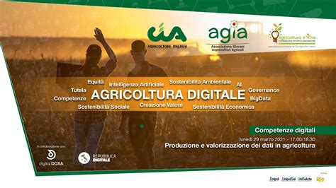 AGRICOLTURA DIGITALE Competenze Digitali Produzione E Valorizzazione