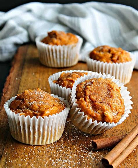 Pumpkin Spice Muffins Cinnamon Sugar Topping A Gouda Life