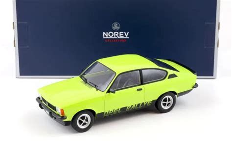 1 18 NOREV OPEL Kadett Rallye C Coupe 2 0 E 1977 Green Black EUR 49 95