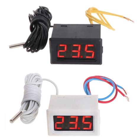 Digital Lcd Display Thermometer V V V Temperature Sensor W