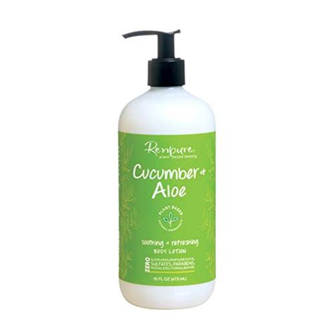 Renpure Plant Based Cucumber And Aloe Vera Body Lotion Sulfate Free