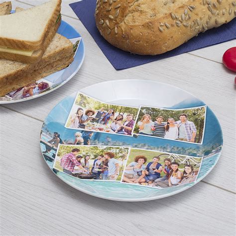 Personalised Christmas Plates: 1, 2 or 4 Festive Plates