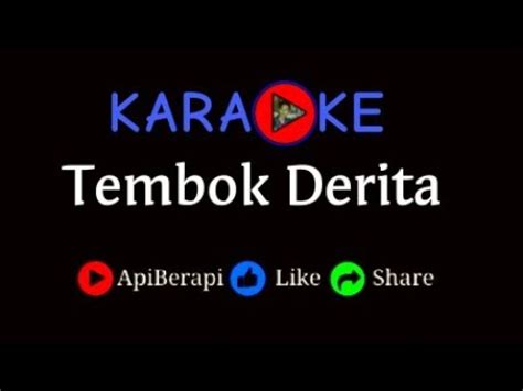 Karaoke DANGDUT Tembok Derita Asmin Cayder YouTube