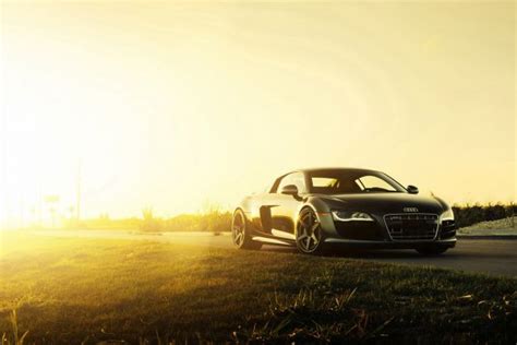 Wallpaper Sunset Car Vehicle Road Evening Morning Audi Side