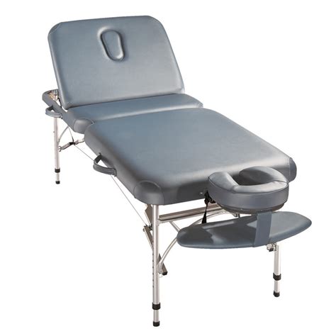 Table De Massage Pliante En Aluminium Avec Dossier Inclinable