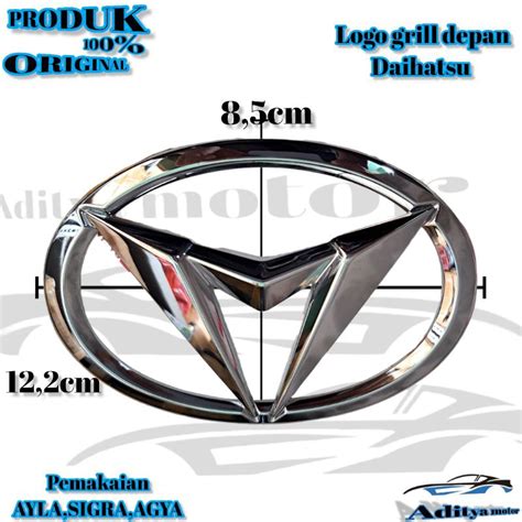 Jual Logo Grill Depan Daihatsu Ayla Bisa Juga Untuk Agya Sigra Shopee