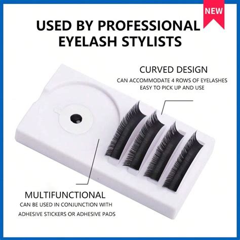 Eyelash Extension Store Dedicated 2 In 1 Glue And Pad Stand Lash Pick Up Tool Eyelash Tool