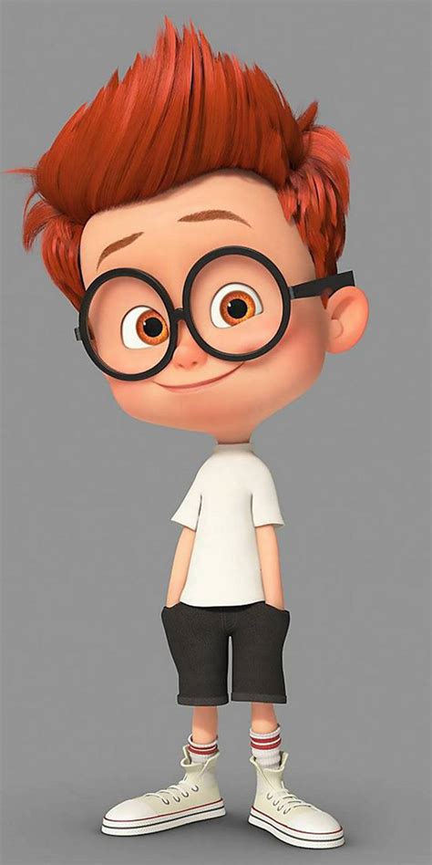 Download Enchanting 3d Illustration Of A Cute Cartoon Boy Smiling ...