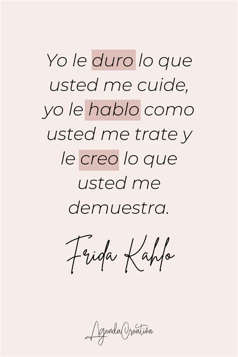 Frase Feminista De Frida Kahlo Frase De Frida Kahlo Frases Sabias