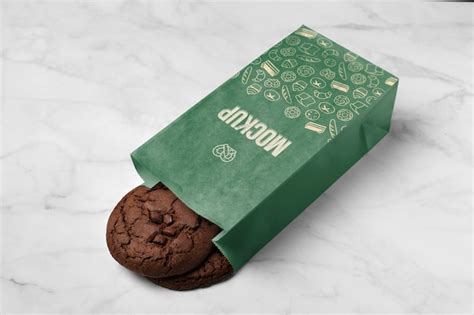 Premium Psd Dessert Packaging Mockup Design