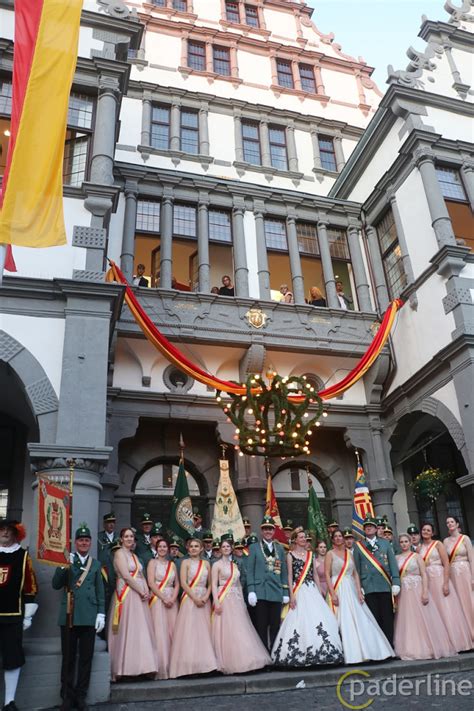 Schützenfest PBSV 2023 Zapfenstreich Paderborn Rathaus Paderline