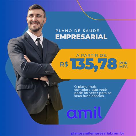 Planos Amil Para Empresas Preço Convênio Amil Empresarial