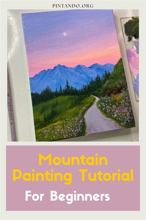 Mountain Painting Tutorial: For Beginners - Pintando.org