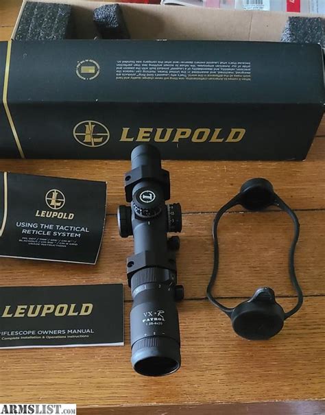 Armslist For Saletrade Leupold Vx R Patrol Firedot