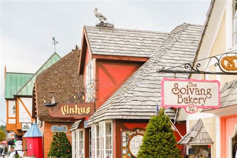 The Solvang Bakery On Main Street Architecture Street View