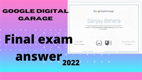 Google Digital Garage Final Exams Answer Fundamental Of Digital