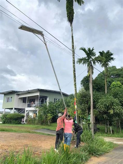 W All In One Solar Street Light Project In Sierra Leone