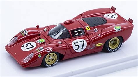 TECNOMODEL TM43 005F Ferrari 312 Coupe P 57 Le Mans 1970 Adamowicz