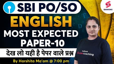 SBI PO SO English Most Expected Questions Part 10 IBPS PO SBI PO