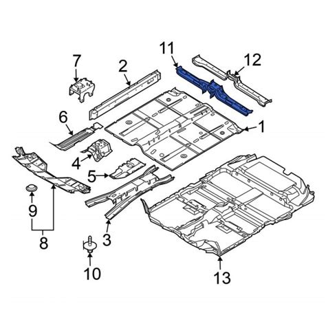 Nissan Oe Cc A Front Floor Pan Crossmember