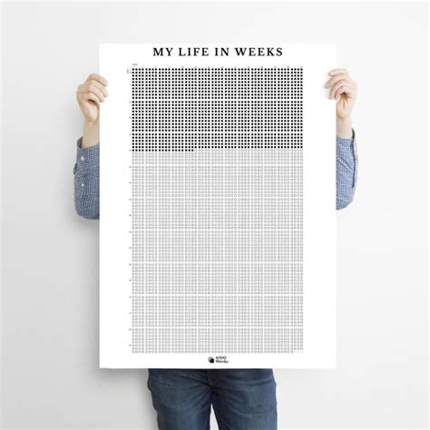 My Life In Weeks Poster Buy Abakcus