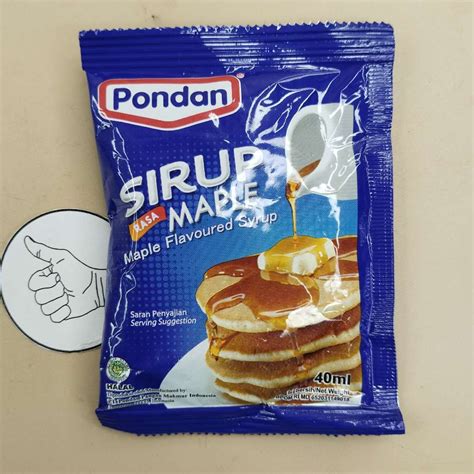 Jual Pondan Syrup Maple 40ml Shopee Indonesia