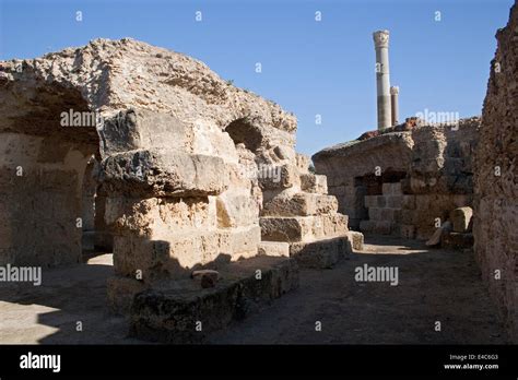 Carthage ruins, Tunisia Stock Photo - Alamy