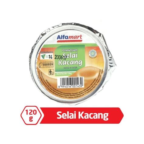 Jual Alfamart Selai Kacang 120 Gr Shopee Indonesia