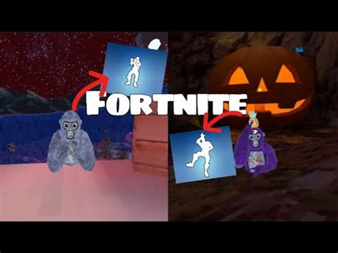 Fortnite Emotes In Gorilla Tag Quest 2 YouTube