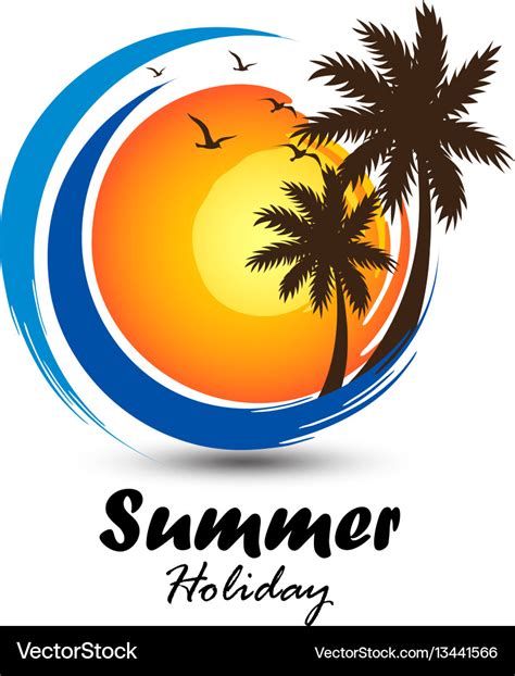 Summer logo Royalty Free Vector Image - VectorStock