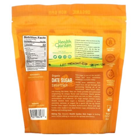 Health Garden Organic Date Sugar Sweetener Oz G Oz Kroger