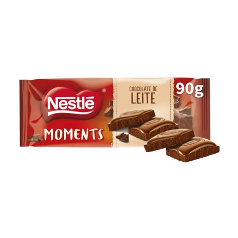 Mercad O Pingo Doce Tablete De Chocolate De Leite Moments Nestl