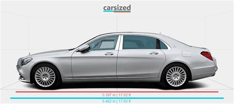 Dimensions Mercedes Benz S Class 2017 2020 Vs Oldsmobile Cutlass 1966 1966