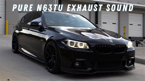 Pure Exhaust Sound Launches 2016 Bmw 550i N63tu Youtube