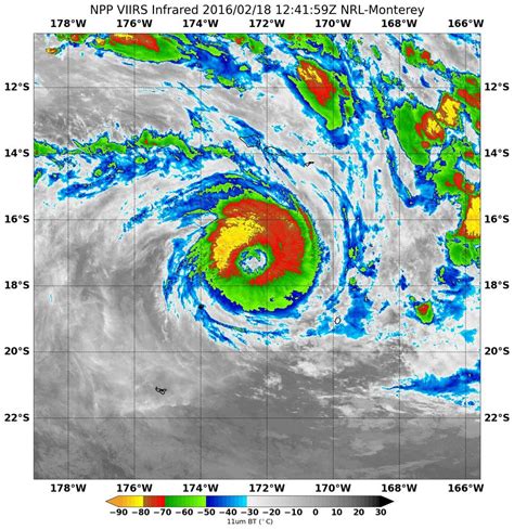 Fiji On High Alert Severe Tropical Cyclone Winston Hits With Violent