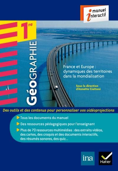 Géographie 1re éd 2011 Manuel Interactif pour la classe CDROM