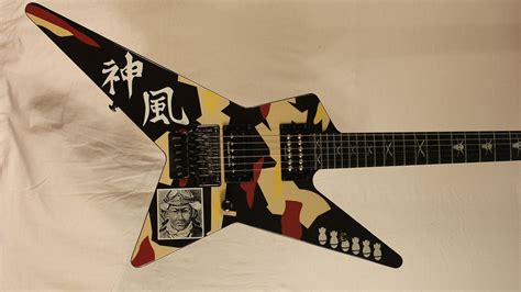 Rare Esp Ltd Kamikaze Star Guitar George Lynch Anchang