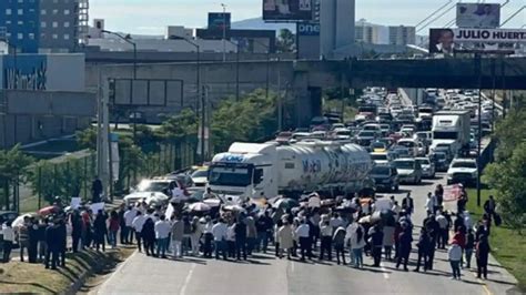 Cierran El Periférico De Puebla Trabajadores Del Poder Judicial Federal