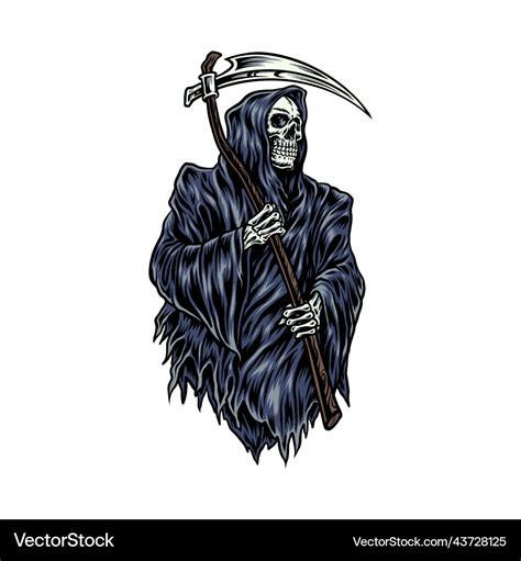 Grim reaper Royalty Free Vector Image - VectorStock