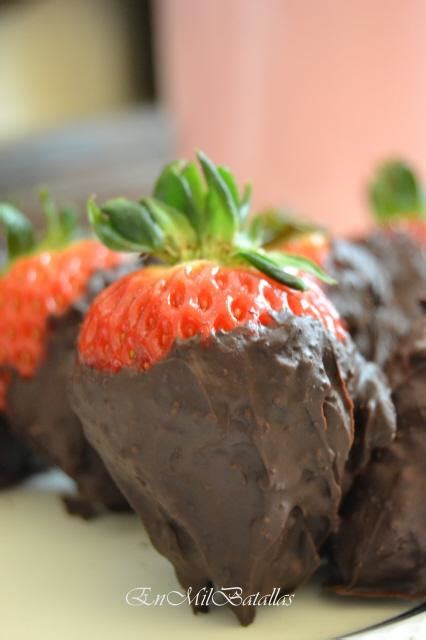 Fresas Al Chocolate En Mil Batallas