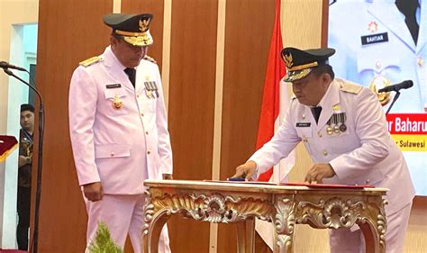 Muh Saleh Dan Andi Bataralifu Dilantik Jadi Pj Bupati