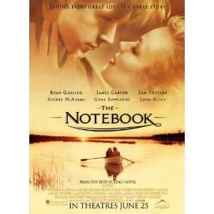 The Notebook Movie Poster B 27x40 Ryan Gosling Rachel McAdams Tim Ivey