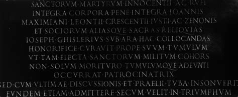 Lapide Commemorativa Ambito Romano Sec Xvii Lapide Commemorati