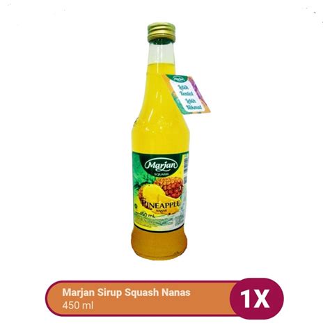 Jual Sirup Marjan Squash Mangga 450ml Mango Syrup Shopee Indonesia